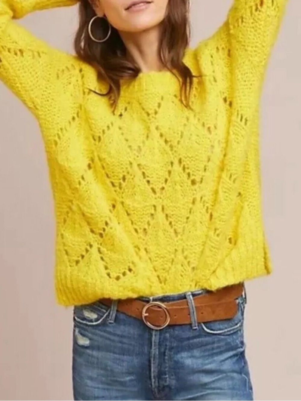Anthropologie | Sleeping on Snow Bright Lights Neon Sweater Size M